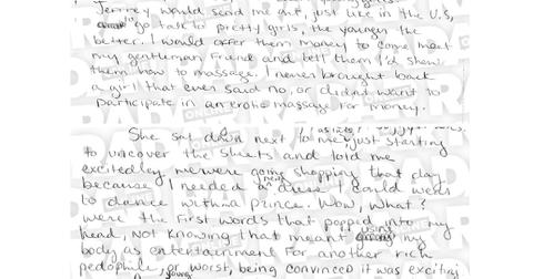 Virginia Giuffre's Secret Diary Reveals Epstein's Abuse And Recruitment