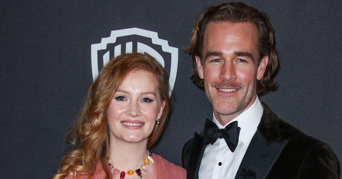 photo of James Van Der Beek and wife Kimberly.