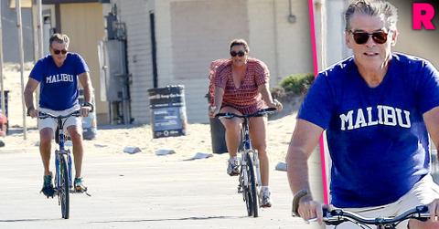 pierce brosnan keely shaye smith bike ride malibu