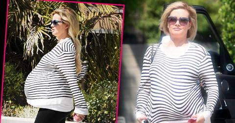 holly madison pregnant son hospital visit pics
