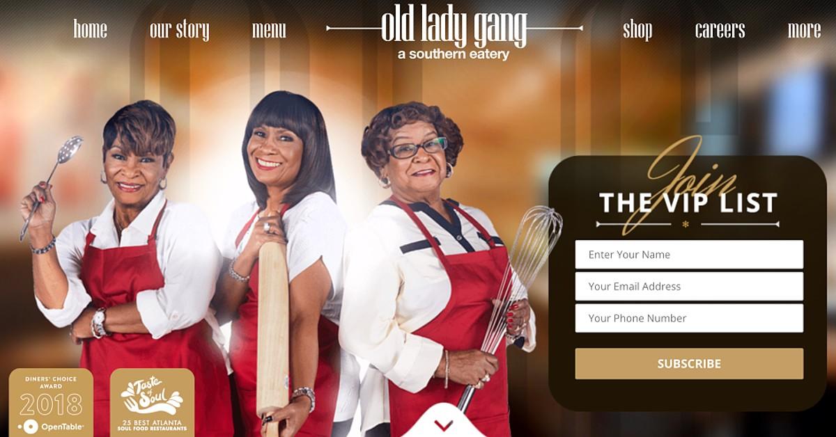 Old Lady Gang  A Southern Eatery