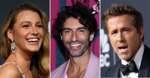 Composite photo of Blake Lively, Justin Baldoni, Ryan Reynolds