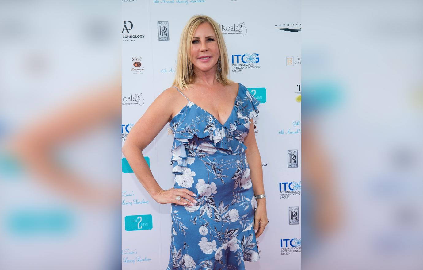 Vicki Gunvalson attends Jill Zarin's 6th Annual Luxury Luncheon at Topping Rose House on in Bridgehampton, NY.