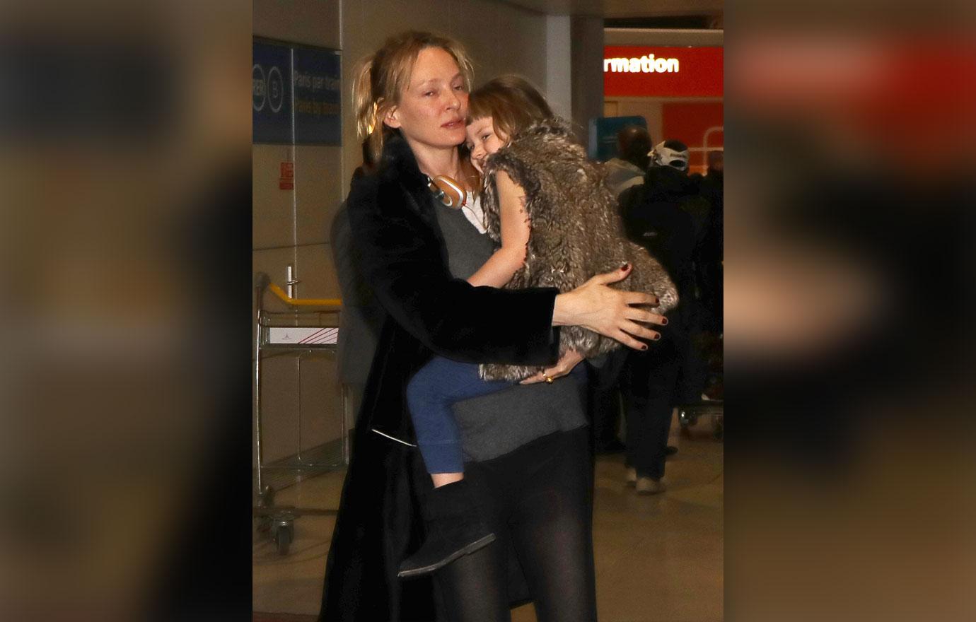 Stressed Uma Thurman Hits Rock Bottom In Custody Battle And Drug 