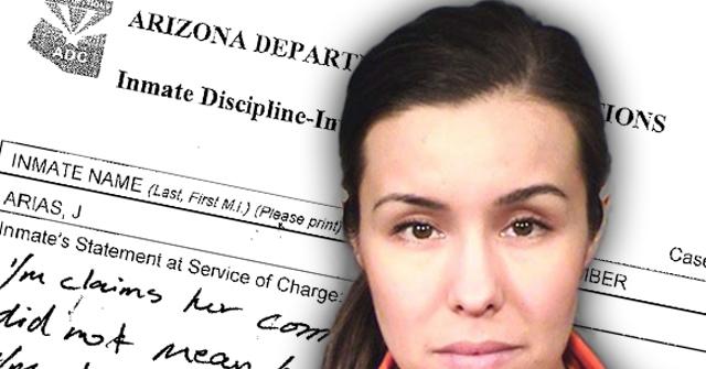 Still Talking Sex Jodi Arias Busted For X Rated Rant Against Guard 4315