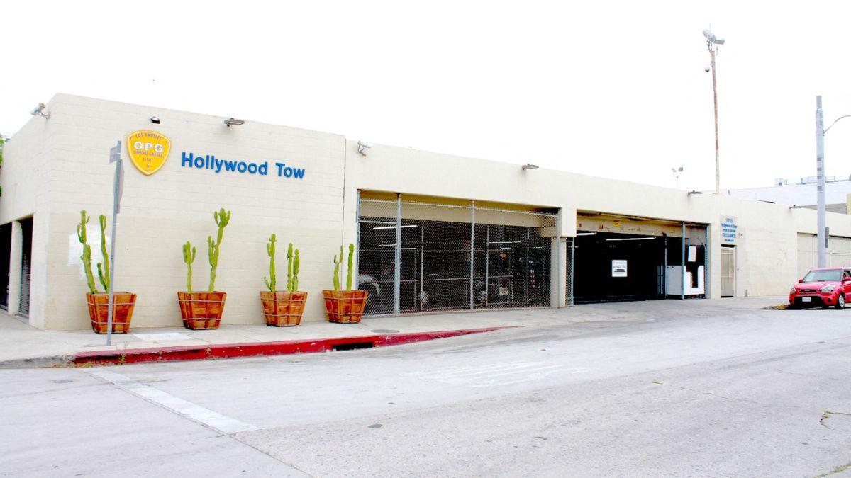 Hernandez's body was found at the Hollywood tow yard.