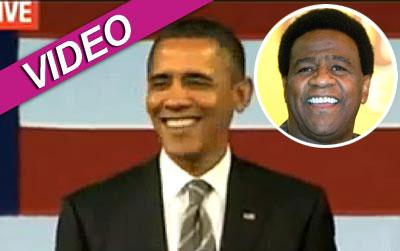 //barack obama sings al green