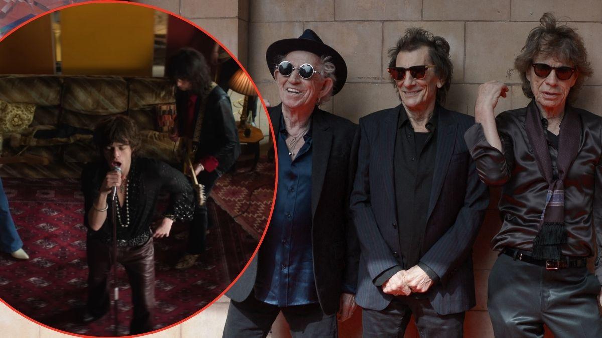 Photo of Ronnie Wood, Mick Jagger and Keith Richards