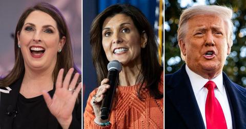 rnc ronna mcdaniel nikki haley drop out gop primary unite donald trump