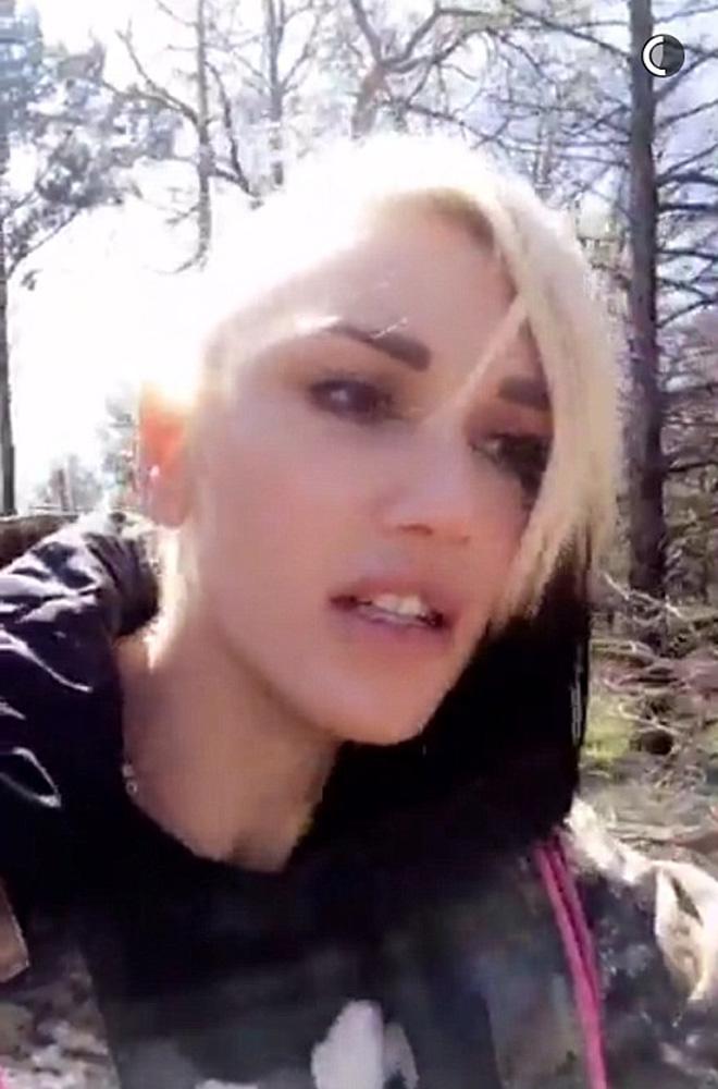 Gwen Stefani Blake Shelton Vacation Snapchat Kids