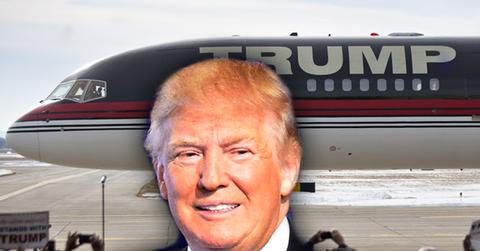 //donald trump private jet exclusive tour pp