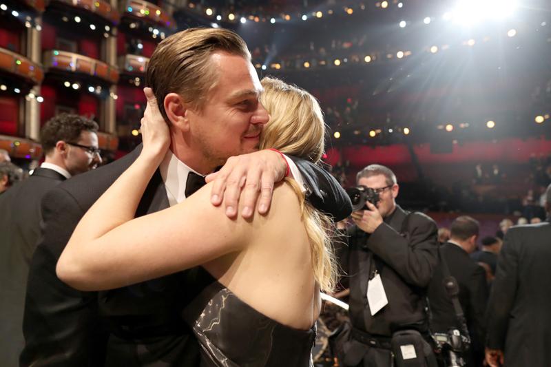 Kate Winslet Leonardo DiCaprio Oscar Moments