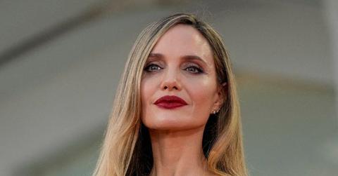 Composite photo of Angelina Jolie.