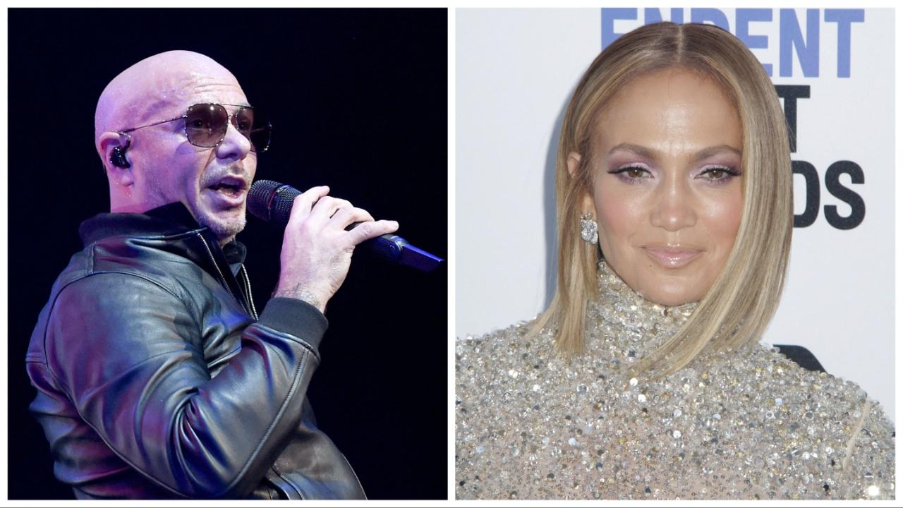 Pitbull and Jennifer Lopez