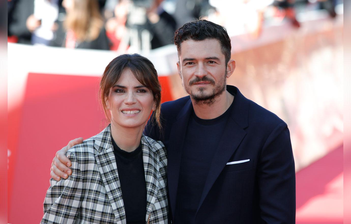 Orlando Bloom Cosies Up To Italian Actress In Rome