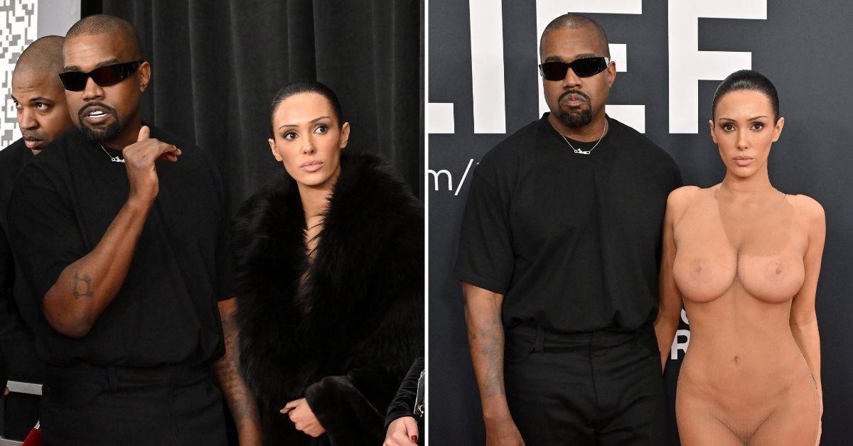 kanye west creepy control bianca censori grammys red carpet