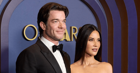 Olivia Munn and husband John Mulaney.