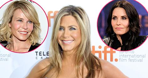 //jennifer aniston dumps courteney cox chelsea handler new bff
