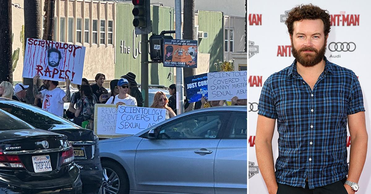 danny masterson protesters