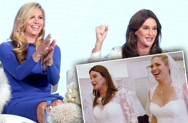 Here Come The Brides Caitlyn Jenner And Candis Cayne Talk Marriage 