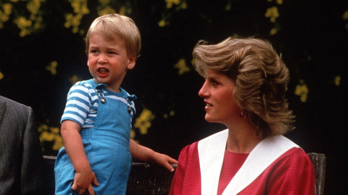 Photo of Prince William and Princess Diana