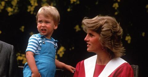 Photo of Prince William and Princess Diana