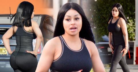 Blac Chyna Waist Trainer Jogging