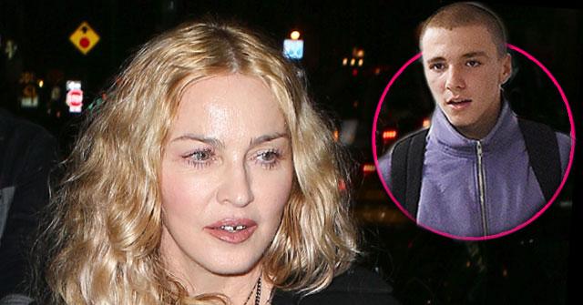 Madonna Rocco Ritchie Son Booze