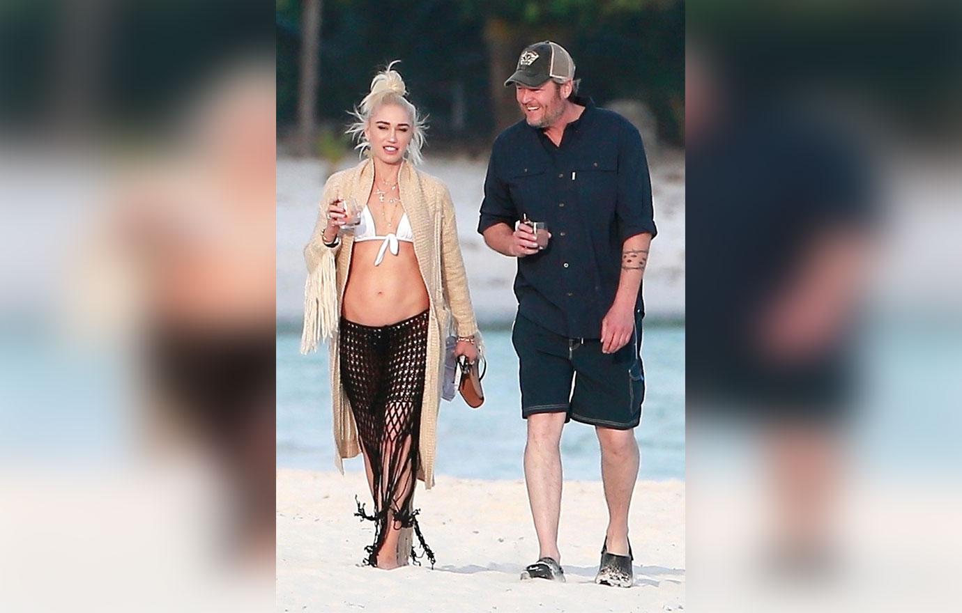 Gwen Stefani Bikini Blake Shelton Mexico Vacation