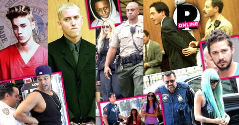 //celebrity arrests wide