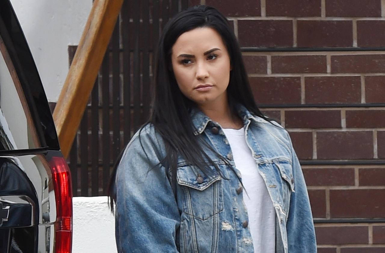 Demi Lovato seen leaving the gym after her workout session in Los