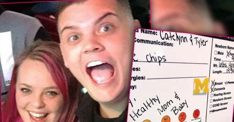 catelynn lowell gives birth daughter tyler baltierra teen mom 2
