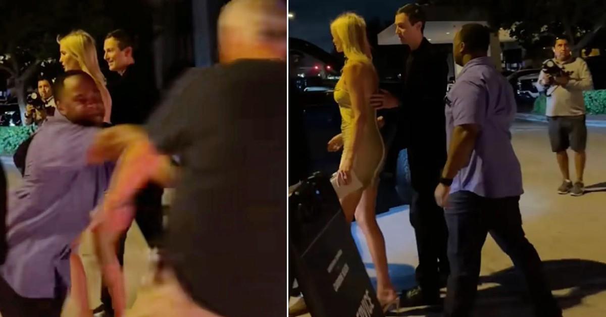 ivanka trump bodyguard steps in split pic