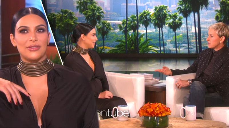 Kim Kardashian Ellen DeGeneres Show