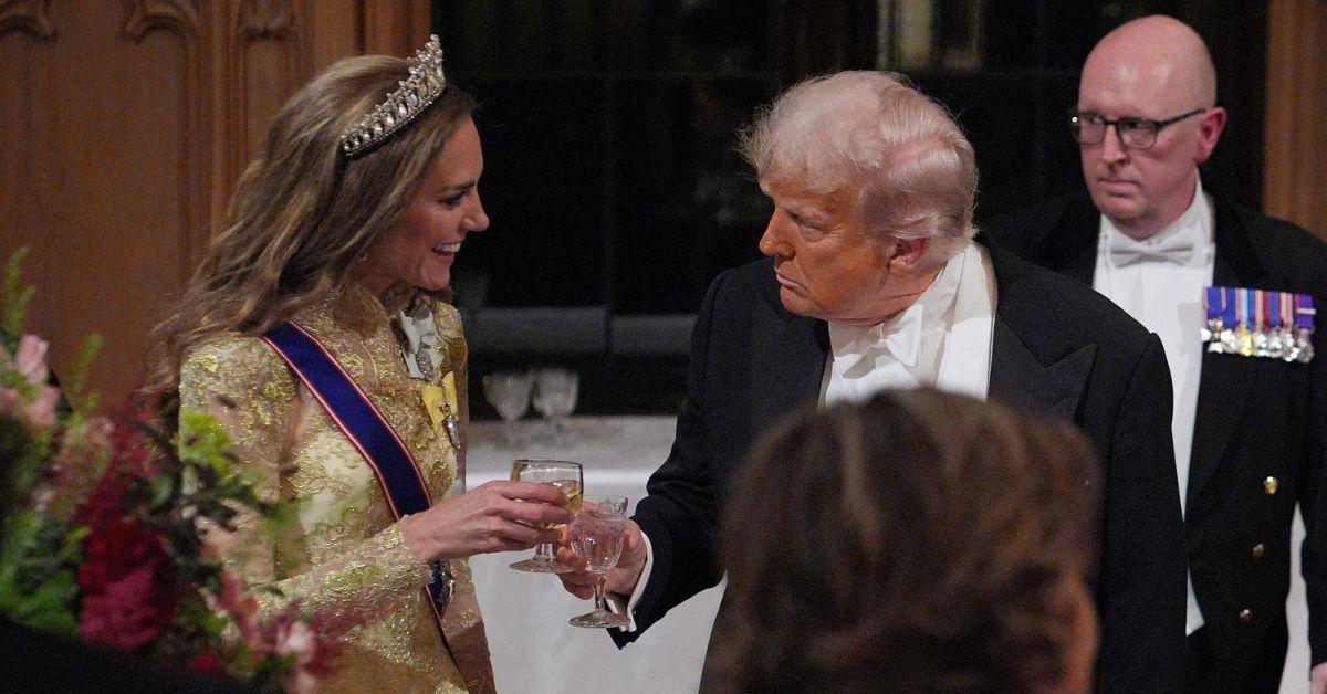Photo of Kate Middleton and Donald Trump