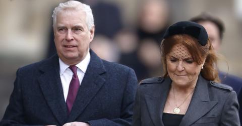 Photo of Andrew Windsor and Sarah Ferguson