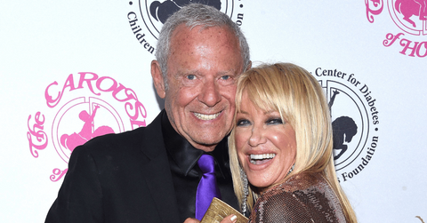 Composite photo of Alan Hamel and Suzanne Somers.