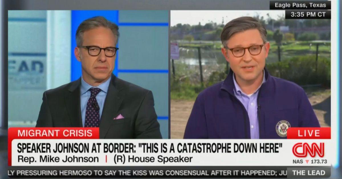 Speaker Mike Johnson Slams President Biden Over 'Dangerous' Border Policy