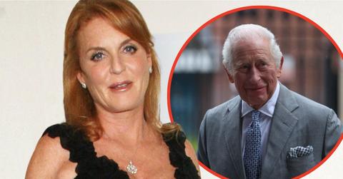 Split photos of King Charles and Sarah Ferguson