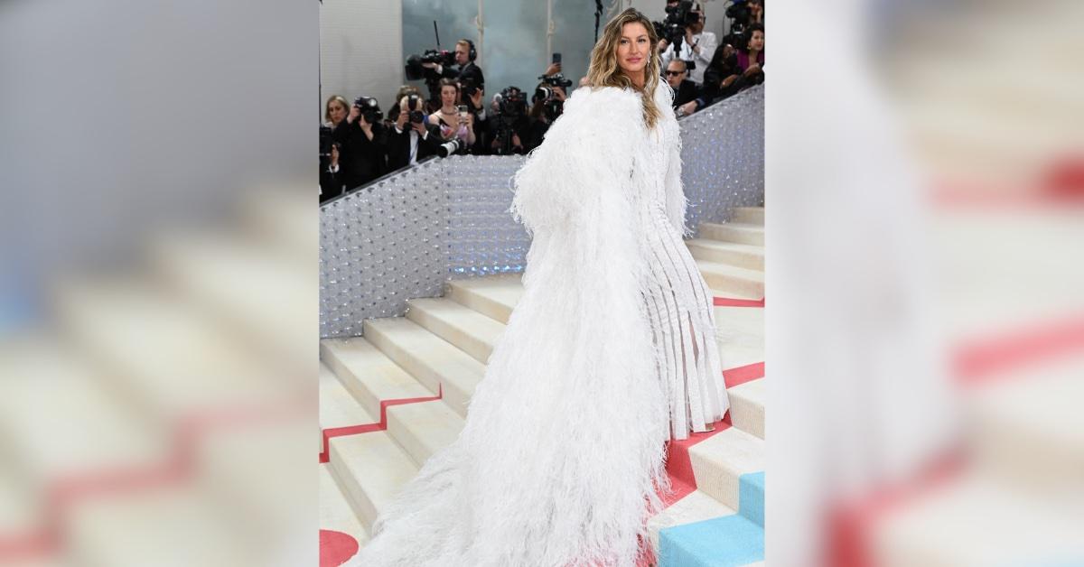 Gisele Bündchen Wows on Met Gala Red Carpet Solo After Tom Brady Divorce