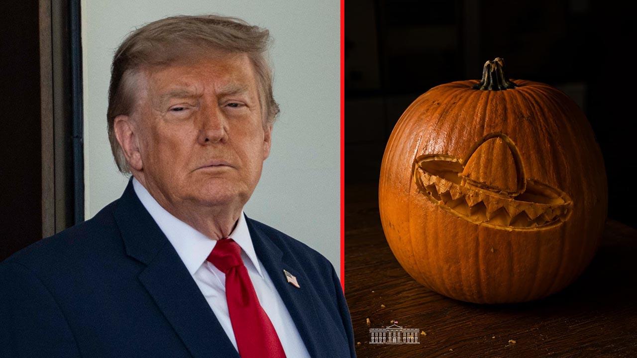 President Trump is being labeled 'racist' for a controversial Halloween post.