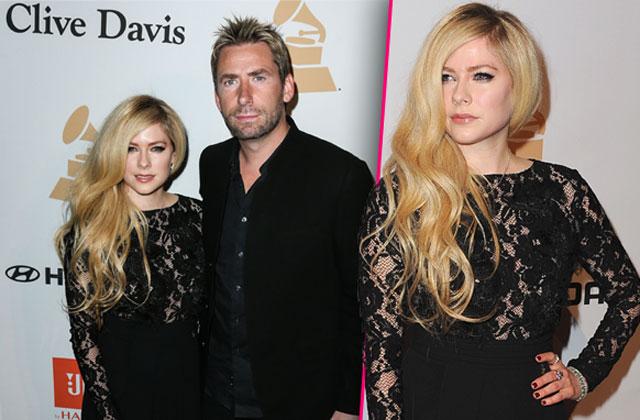 //avril lavigne chad kroeger divorce reunite grammy gala pp