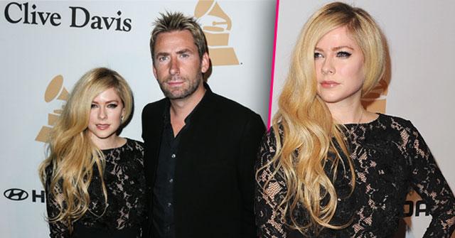 //avril lavigne chad kroeger divorce reunite grammy gala pp