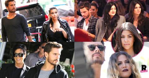 Kourtney Kardashian Scott Disick Breakup Family Kim Kardashian Taking Her Side