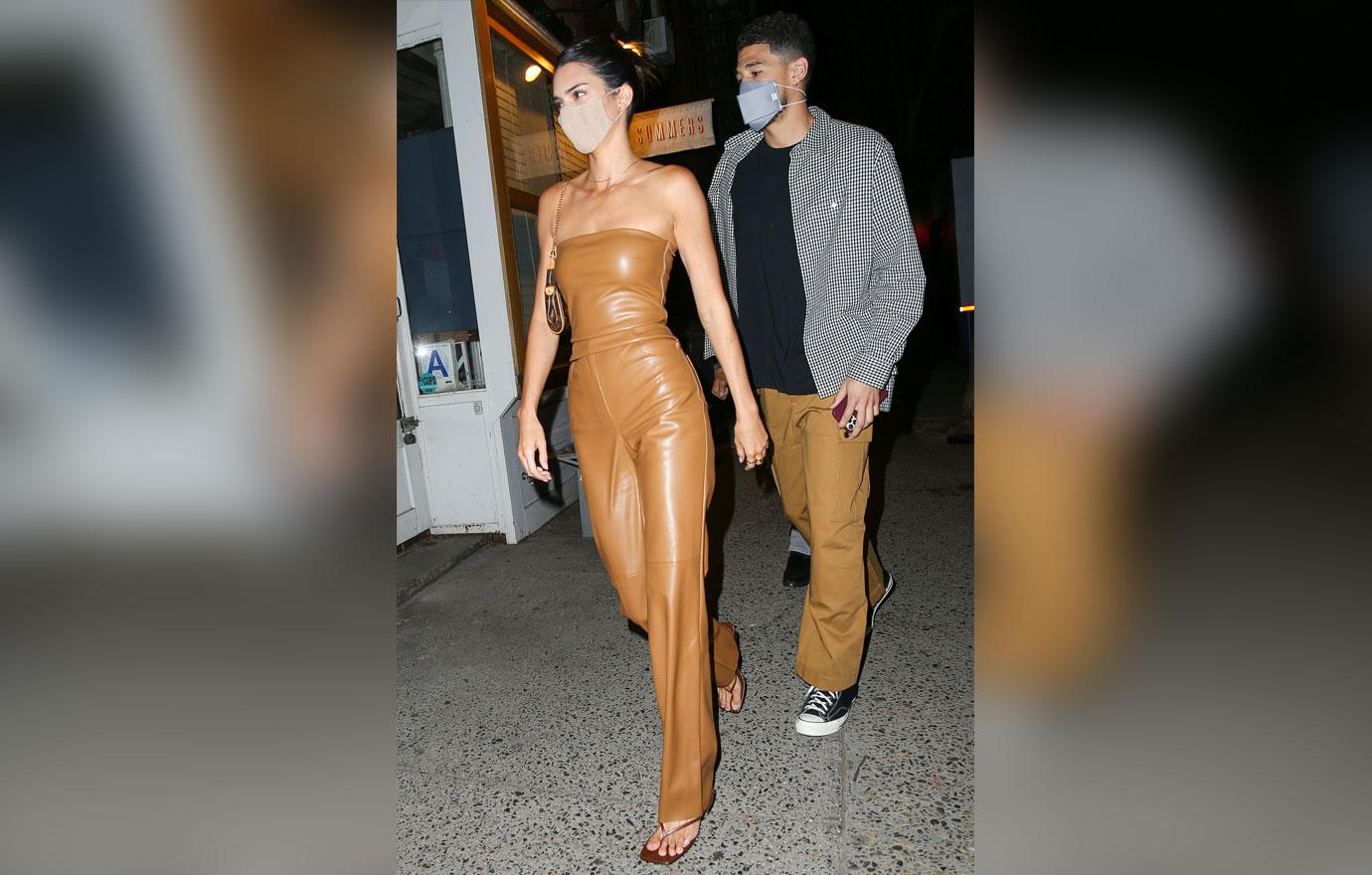 kendall jenner and devin booker were seen heading out for dinner in nyc