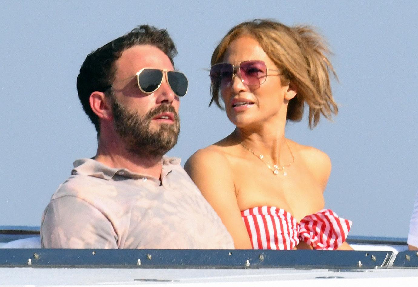 jennifer lopez ben affleck saint tropez yacht birthday pr tour pda r