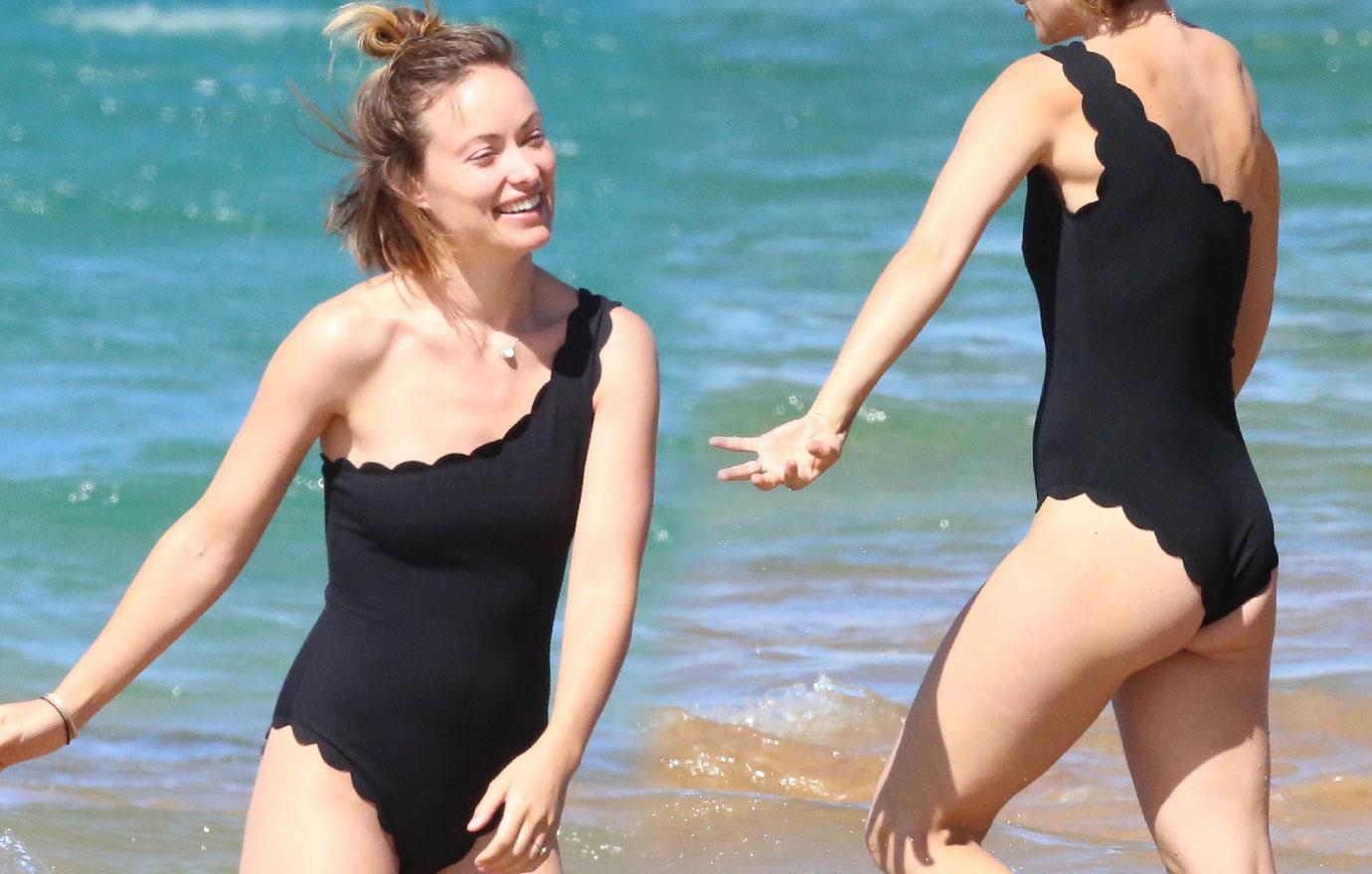 Olivia Wilde Hits The Beach In Hawaii