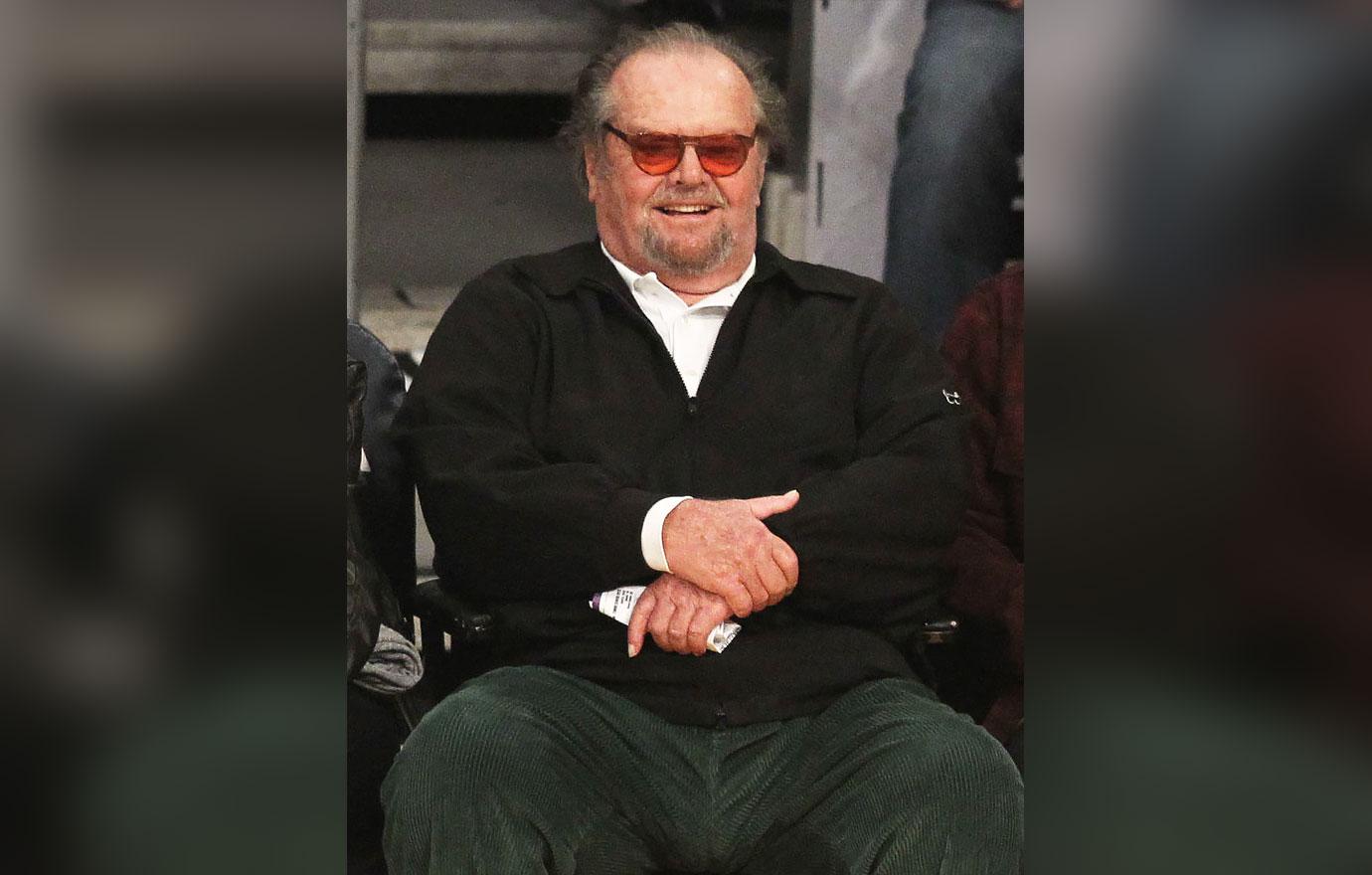 Jack Nicholson watches on courtside as LA Lakers dominate Memphis Grizzlies  to end series