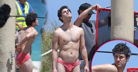 Darren Criss Shirtless Speedo American Crime Story