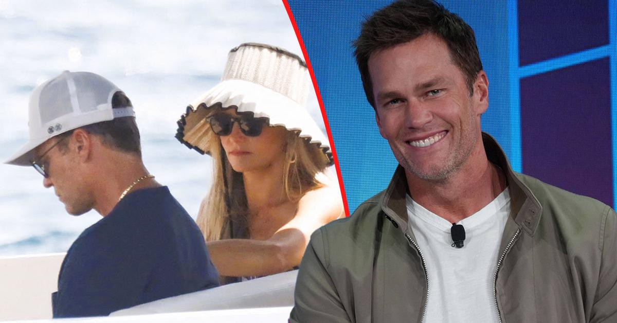 Image for Tom Brady Spotted Yachting With Mystery Woman in South of France Just Days After Celebrating 49th Birthday
